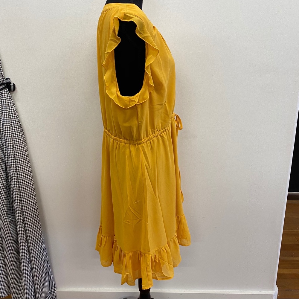 Modcloth Sheer Flowy Dress - Picture 3 of 9